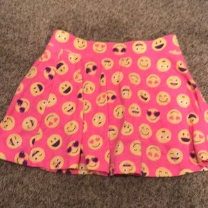 Children’s Place Emoji Skirt with shorts built in